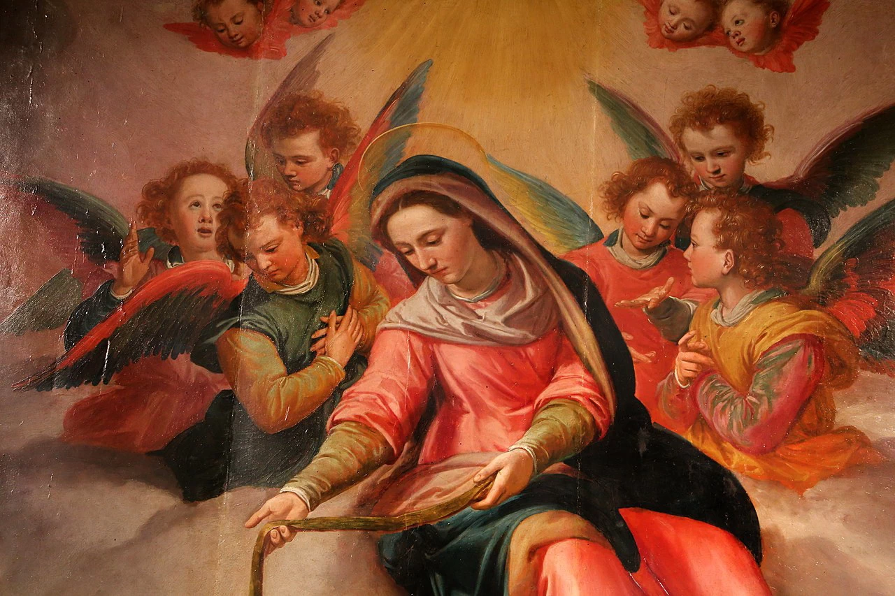 Madonna della cintola - dettaglio